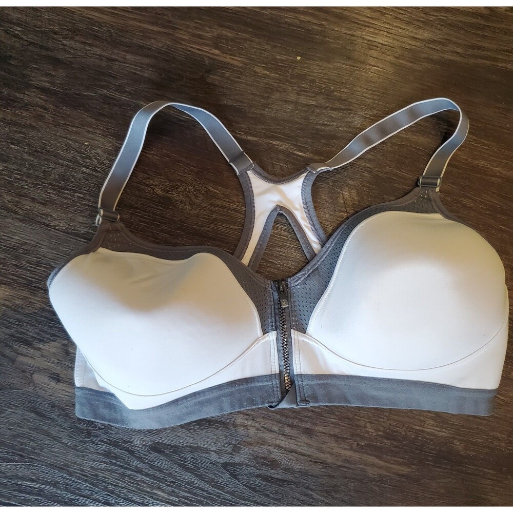 Maidenform 36C Spots Bra Zipper Front